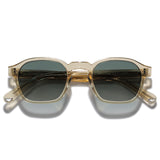 Lucius - Champagne with Gradient Green Polarised Lenses