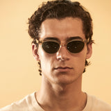 Francis - Champagne with Green Lens