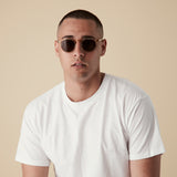 Buckler - Champagne with Green Lens