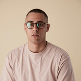 Hardy - Choc Havana with Blue Light Lenses