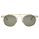 Buckler Sun lens Clip - Gold with Green Polarised Lens