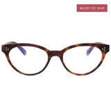 Francis - Matte Choc Havana with Blue Light Lenses