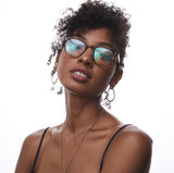 Hardy - Choc Havana with Blue Light Lenses