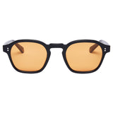Lucius - Black with Citrus Orange Lens