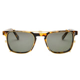 Wallis Sun Lens Clip - Gold with Green Polarised Lens