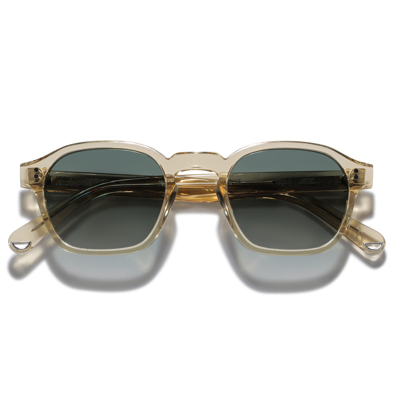Lucius - Champagne with Gradient Green Polarised Lenses