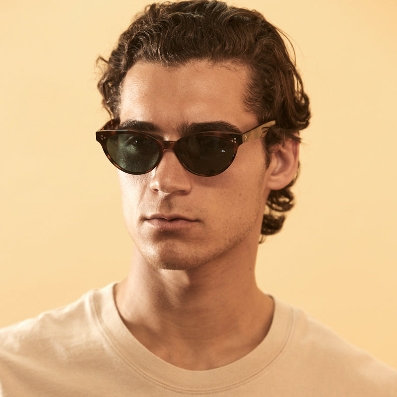 Francis - Choc Havana with Polarised Green Lenses