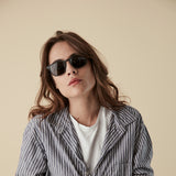 Blair - Matte Black with POLARISED Grey Lens