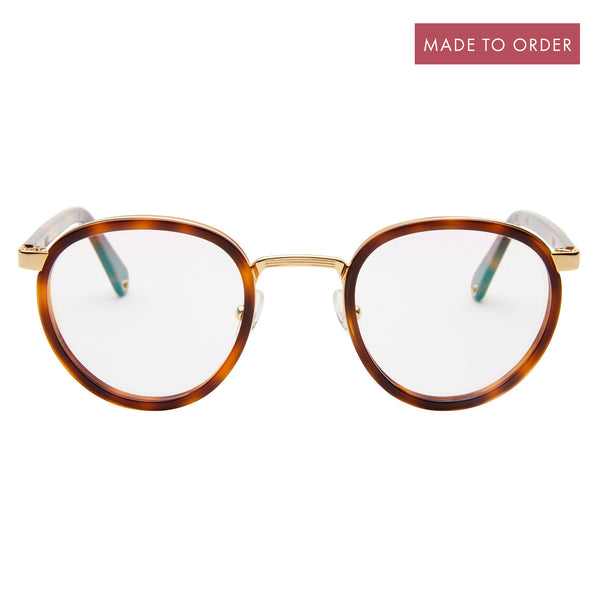 Carter - Choc Havana with Blue Light Lenses