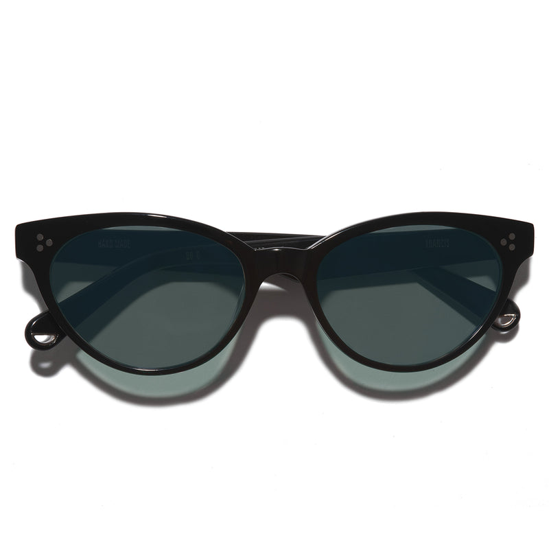 Francis - Black with Polarised Green Lens