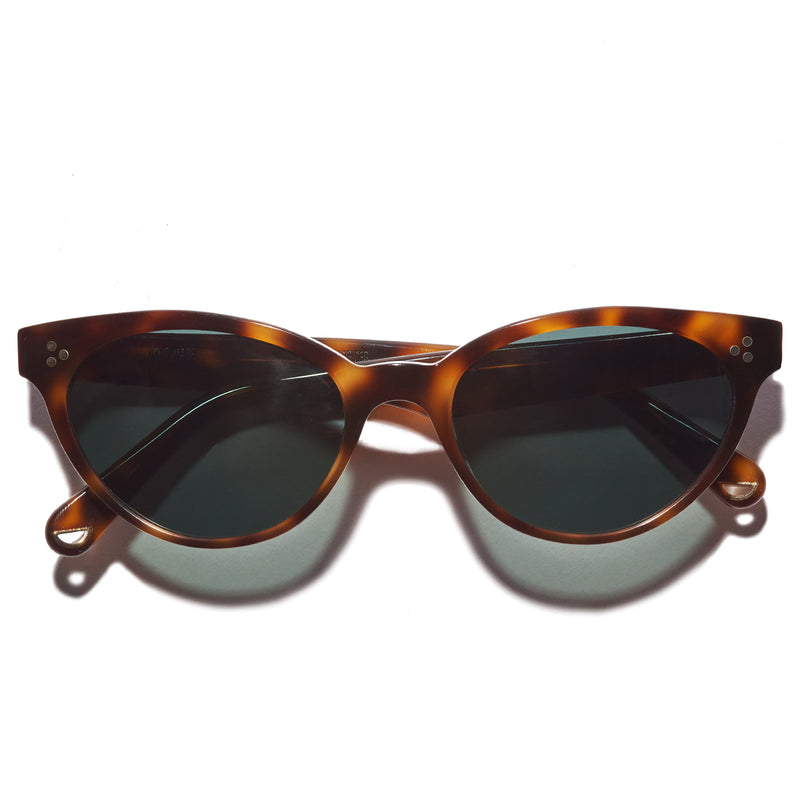 Francis - Choc Havana with Polarised Green Lenses