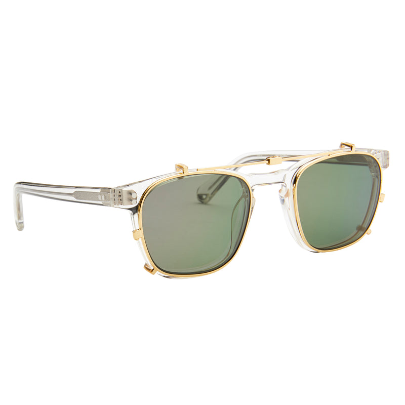 Hardy Sun Lens Clip - Gold with Green Polarised Lens