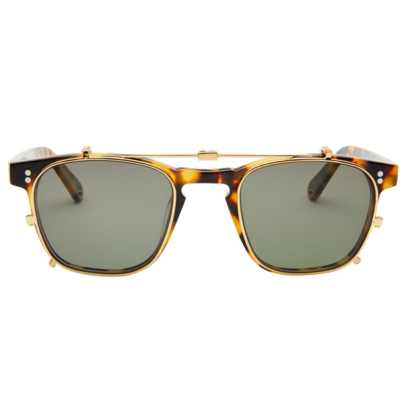 Hardy Sun Lens Clip - Gold with Green Polarised Lens