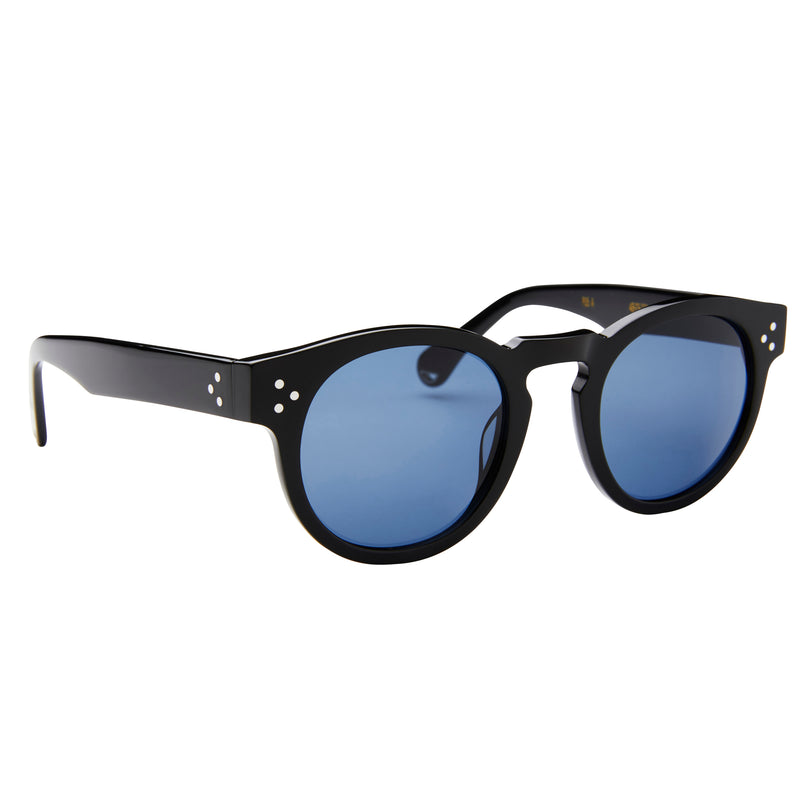 Lola - Gloss Black / Blue lens