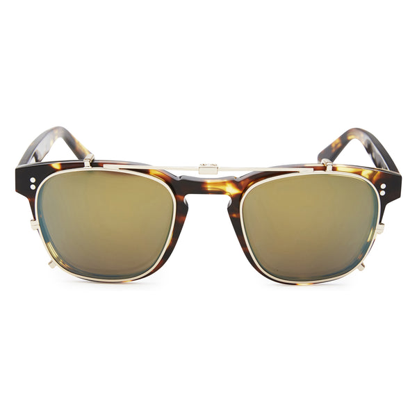 Clip-On Lens - Clear with Capri Yellow Mirror: Yacht Master Fit
