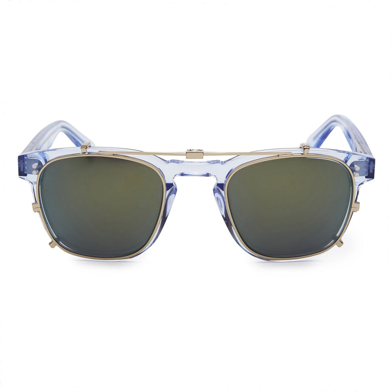 Clip-On Lens - Clear with Capri Yellow Mirror: Yacht Master Fit