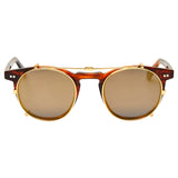 Clip-On Lens - Gold with Gold Mirror lens: Buckler & Carter Fit