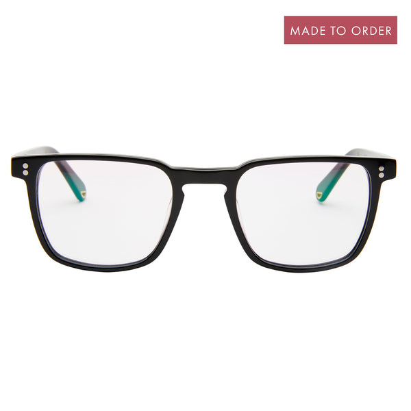 Wallis - Black with Blue Light Blocking Lens