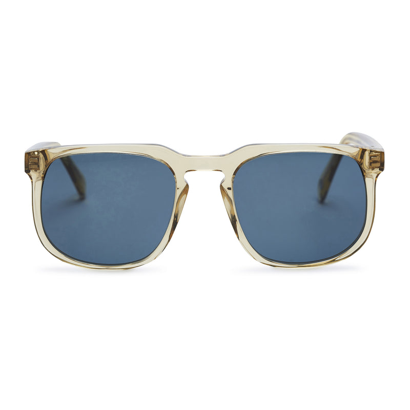Dino - Champagne with Blue Lens