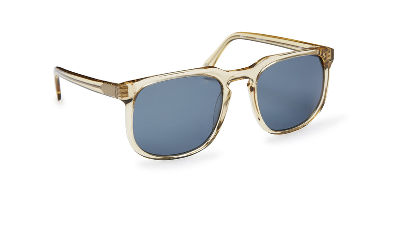 Dino - Champagne with Blue Lens