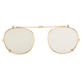 Clip-On Lens - Gold with Gold Mirror lens: Buckler & Carter Fit