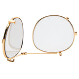 Clip-On Lens - Gold with Gold Mirror lens: Buckler & Carter Fit